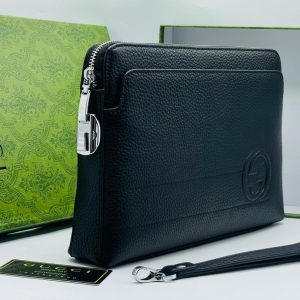 Premium Men’s Leather Underarm Clutch