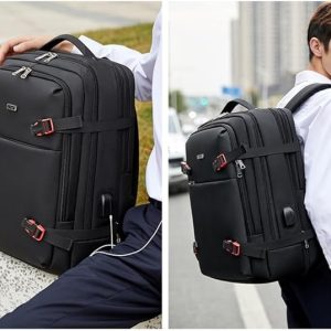 Wiersoon 42L Men's Expandable Large Capacity Traveling Backpack