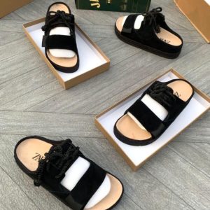 Zara Black Slide Sandals
