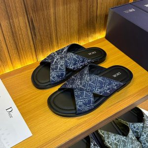 Dior Slide with Oblique Motif