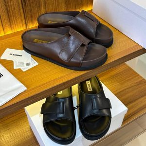 Jil Sander Cross-Strap Slides