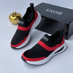 Hugo Boss Black & Red Contrast Sneakers