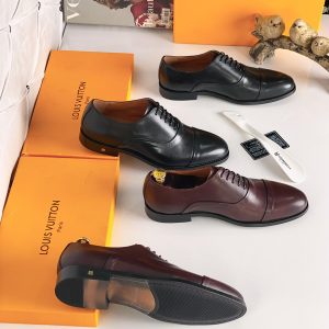 Luxury Men’s Formal Leather Lace-Up Shoes