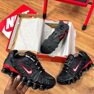Nike Shox TL Black/Metallic Silver/University Red Sneakers