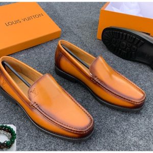 Brown Leather Luxury Loafers