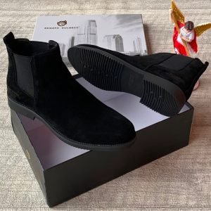 Men’s Black Suede Chelsea Boots 3